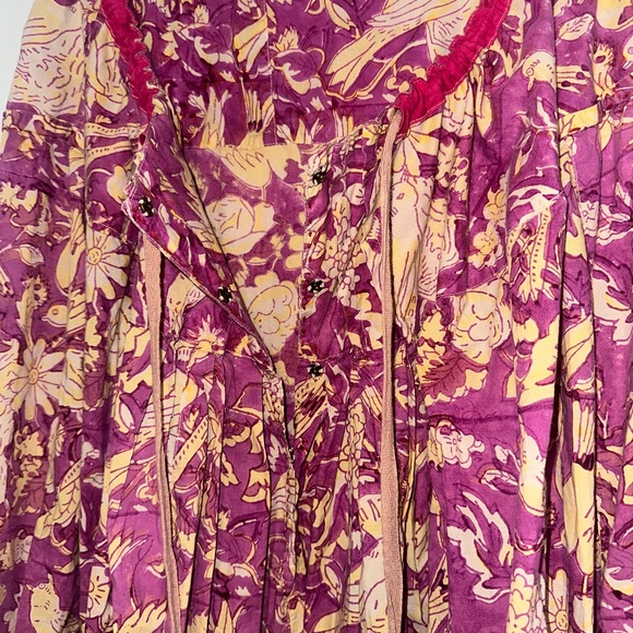 Magnolia Pearl Nepali Peasant Skirt with drawstring waist. - Picture 5 of 7